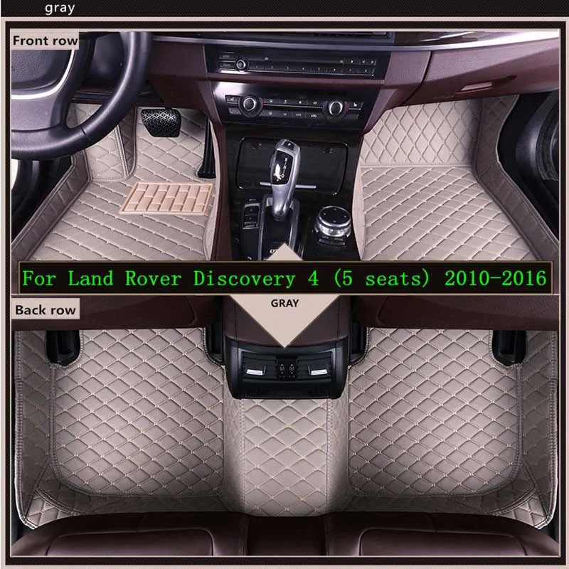 

Car Floor Mats For Land Rover Discovery 4 (5 seats) 2010-2016 Custom Auto Foot Pad Automobile Carpet Cover Waterproof Mat