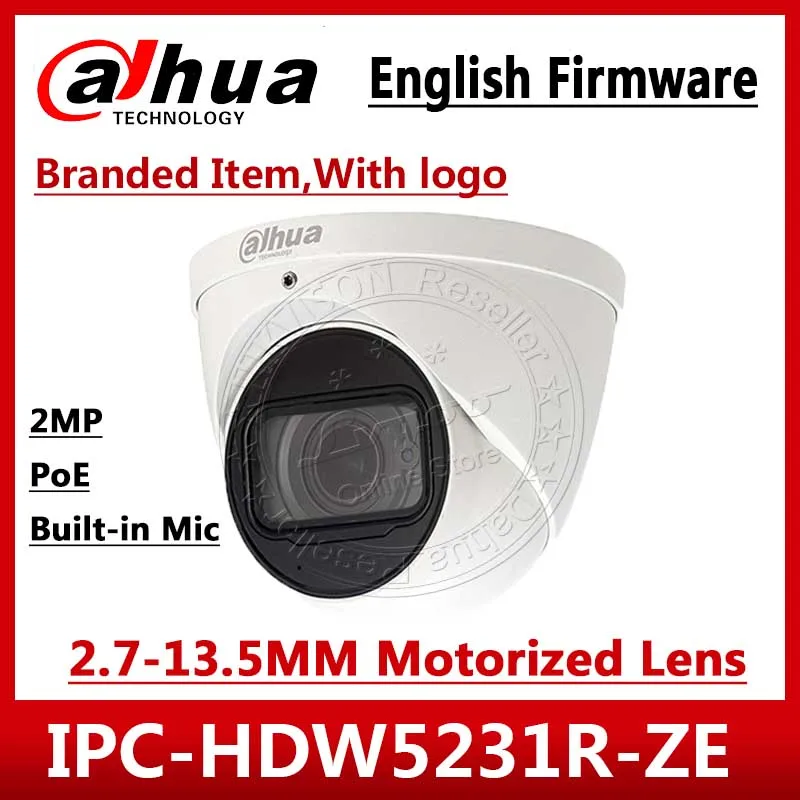 Глазное яблоко Dahua IPC-HDW5231R-ZE 2 МП WDR ИК 7 мм ~ 13 5 Моторизованный объектив микрофон