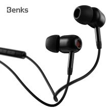 Benks 3,5 мм разъем проводное управление наушниками Hifi 3D Стерео Игровые наушники с микрофоном для Xiaomi Iphone samsung EW02