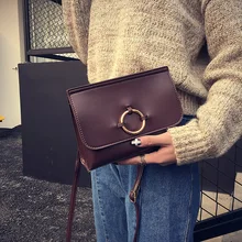Hot Sale Brand New Women PU Leather Messenger Bags Female Vintage Flag Small Shoulder Bags Retro Ladies Handbags 2017
