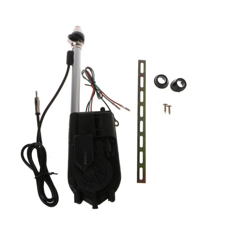 12V Automatic Car Power Electric AM FM Radio Signal Aerial Antenna Kit Universal