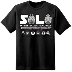 Мужская футболка Han Solo Funny Star Wars (S-3XL) винтажная ретро-футболка Rogue One VIII 8 с круглым вырезом футболка с коротким рукавом