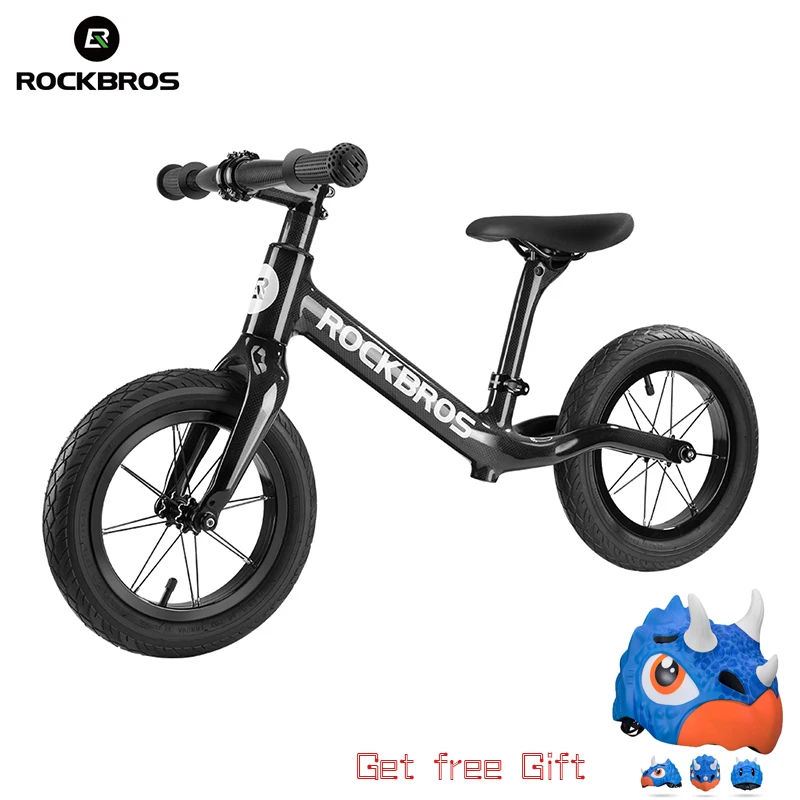 ROCKBROS Велоспорт углеродное волокно горка велосипед детский баланс велосипед ультра-светильник Коррозионностойкий велосипед для детей от 2 до 6 лет