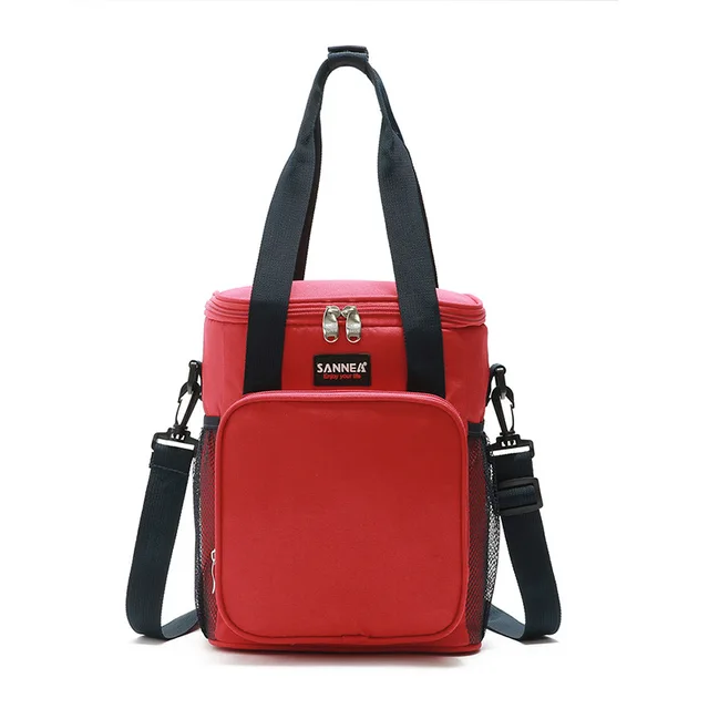 Us 29 67 New Shoulder Thermal Insulated Lunch Bag Picnic Refrigerator Cooler Fit Fresh Food Storage Womens Kids Thermo Accessories In Bags