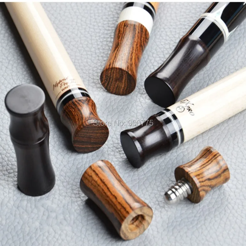 Wood Joint Protectors For Radial Pin /3/8-10 Joint Pool Cue Billiard Stick Ebony/Rosewood/Bocote wood (optional) 1 Male+1 Female
