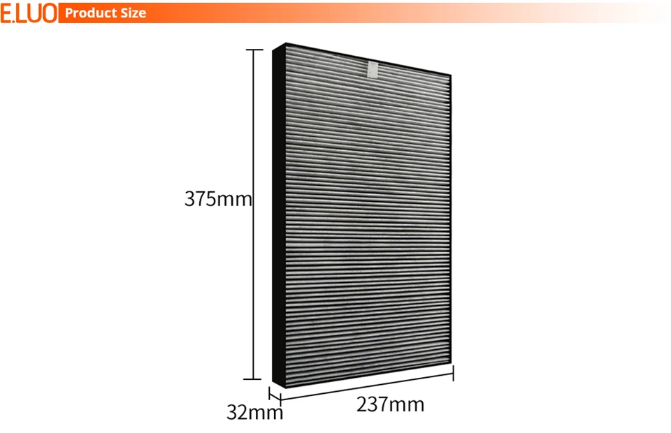 380*240*32 мм FZ-Y180SFS HEPA фильтр пылевой фильтр чище частей очиститель воздуха части для очиститель воздуха sharp KC-Y180SW FU-Y180SW