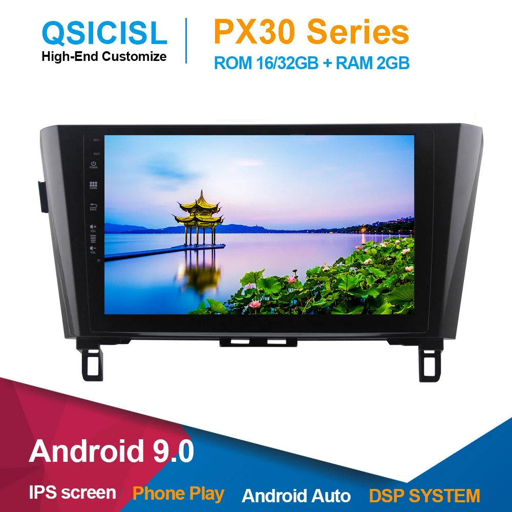 

Android 9.0 IPS 10.1" car dvd gps multimedia player for Nissan X-Trail 2014 headunit 2 din car radio multimedia swc mirror link
