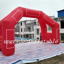 Пользовательский логотип реклама надувная входная арка, стартовый финишный арки линии с свободными стоящими и снимающиеся наклейки и баннеры