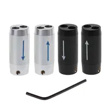 2PCS Aluminum Pants Sleeve Boot Y Splitter Hifi Speaker Line Banana Plug Cable RCA Audio Wire fever speaker wire audio cable professional hifi speaker wire 4n oxygen free copper banana y plug