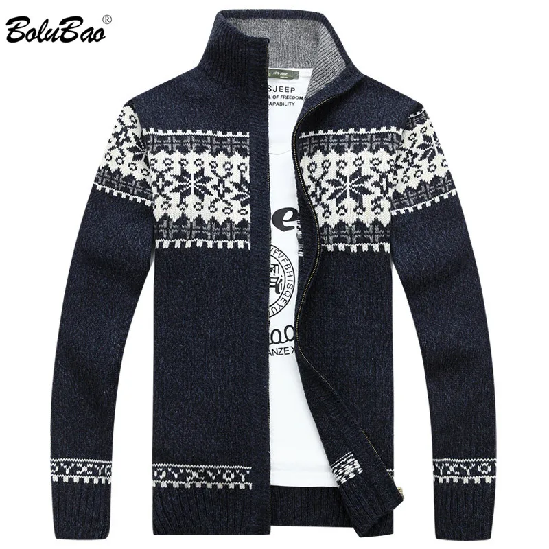 BOLUBAO Men Winter Sweater Men Fashion Brand Quality Thick Warm Sweater Male Casual Slim Fit Cardigan Sweater Coats BOLUBAO Men Winter Sweater Men Fashion Brand Quality Thick Warm Sweater Male Casual Slim Fit Cardigan Sweater Coats
