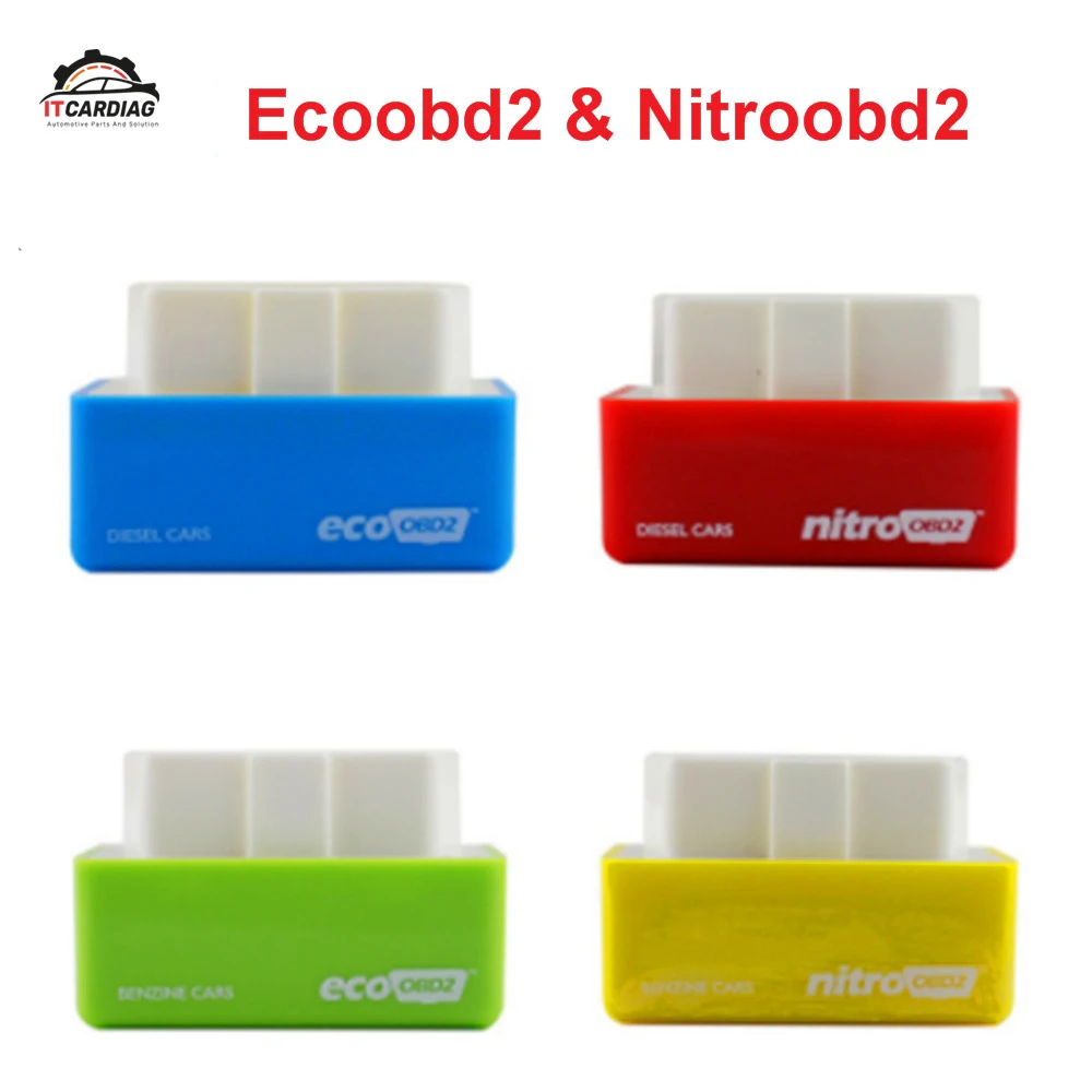 

New Fuel Save 15% ECO OBD2 & Nitro OBD2 Car Economy Chip Tuning Box Plug & Drive For Benzine Cars Lower Fuel Lower Emission