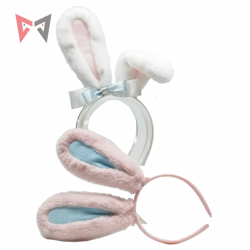 

MMGG Halloween Lolita Cosplay Handmade accessories rabbit ears headwear high quality