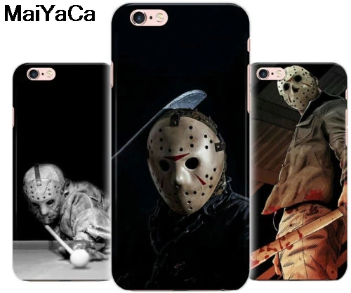 Чехол для телефона MaiYaCa Friday the 13th Jason Horror Movie iPhone 4S 6S 7 8 Plus X XR XS MAX прозрачный мягкий