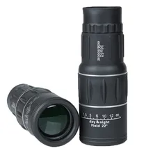 Монокуляр 16x52 высокий мощный телескоп черный BAK4 призма Spyglass для телефона Кемпинг Туризм охотничьи инструменты Telescopio