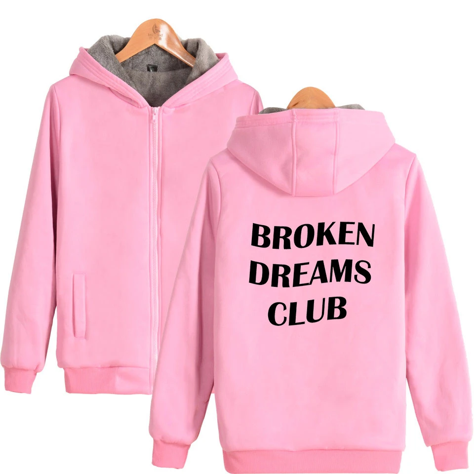Толстовки с капюшоном для клуба Broken Dreams Tumblr эстетическая Пастельная гранж