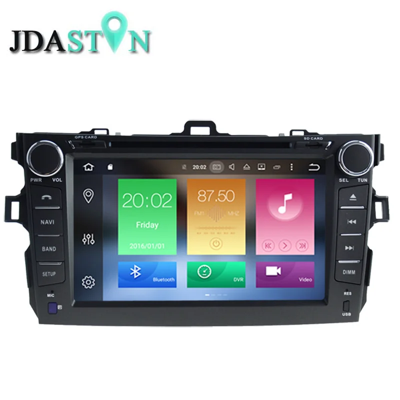 JDASTON 8 INCH 2 DIN 2GB Android 6 0 font b Car b font DVD Player