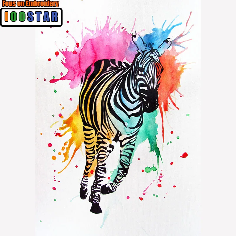 

Diamond Mosaic Kits Diy Diamond Painting Cross Stitch Full Square Picture Rhinestones Diamond Embroidery Animals Zebra Hobbies
