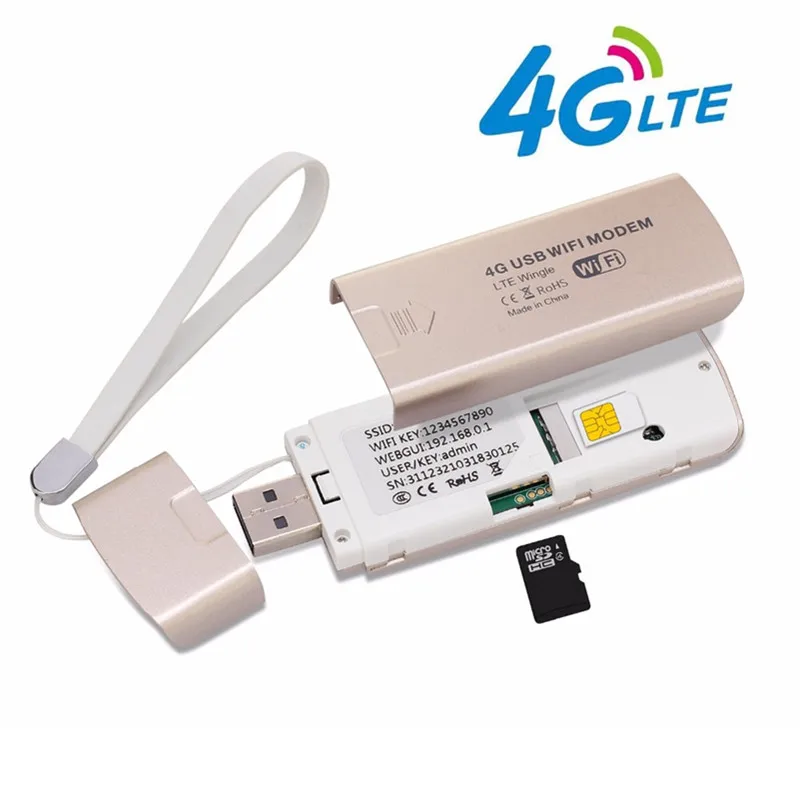 KuWFi USB 4G Modem LTE WiFi Dongle mobile WiFi Network Hotspot mini 3G 4G WiFi Modem 4