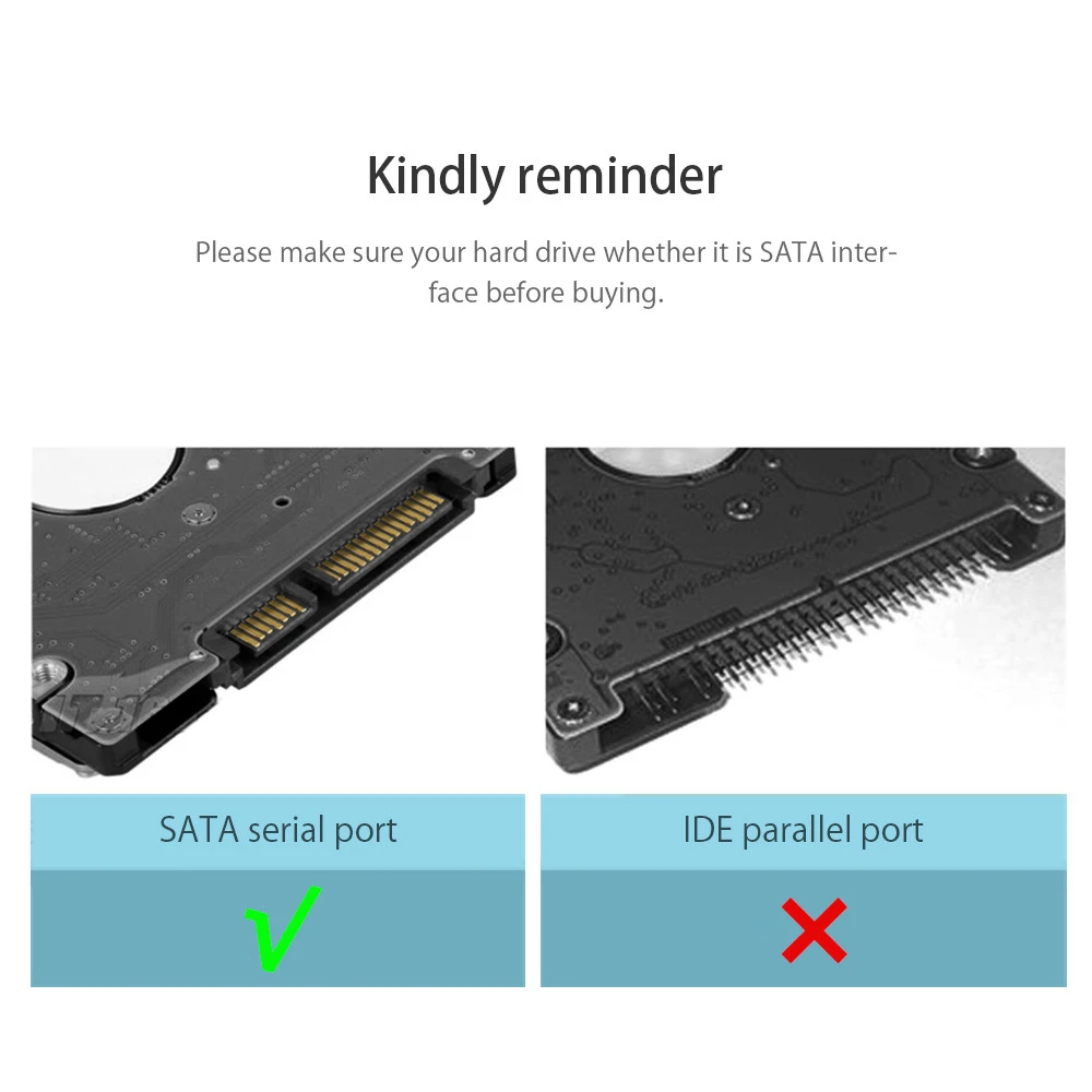 ORICO 2139U3-CR USB 3,0 внешний жесткий диск Корпус SSD чехол для 2,5 дюйма SATA HDD SSD Поддержка UASP SATA 2 ТБ жесткий диск корпус