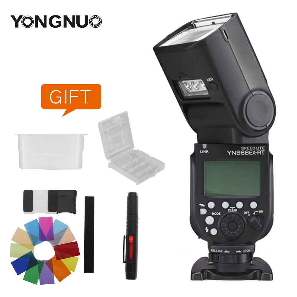 Yongnuo Yn968exrt Ttl Led Light Wireless Flash Speedlite Master Ttl
