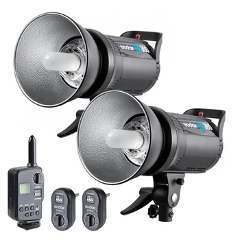 

2PCS Godox DS300 300W 300Ws Studio Flash Strobe Light w/ FT-16 Trigger Kit 110V CD50