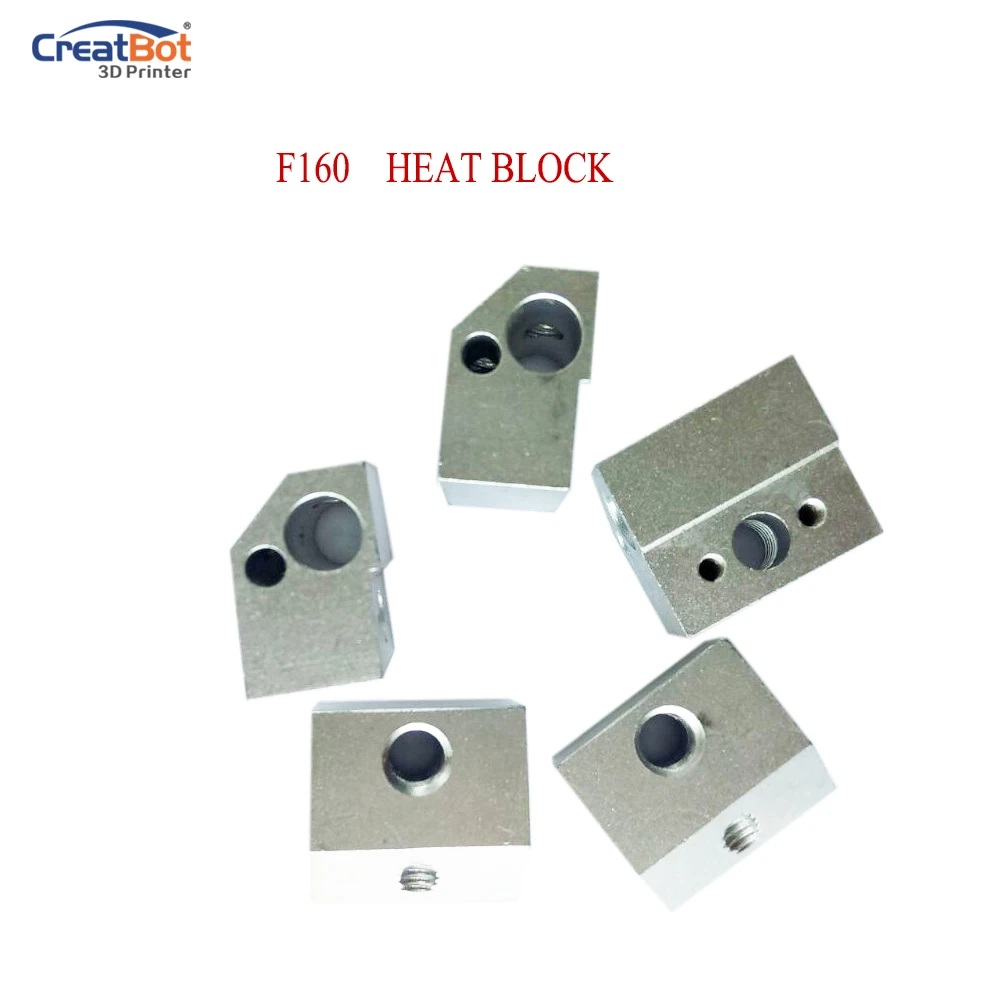 

5pcs F160 printer heat block single extruder CreatBot 3d printer Original 3D printer parts