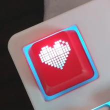[HFSECURITY] OEM Backlight Mechanical Keyboard Key Cap ABS Cute Heart Keycaps for ESC F1 to F12 Number key