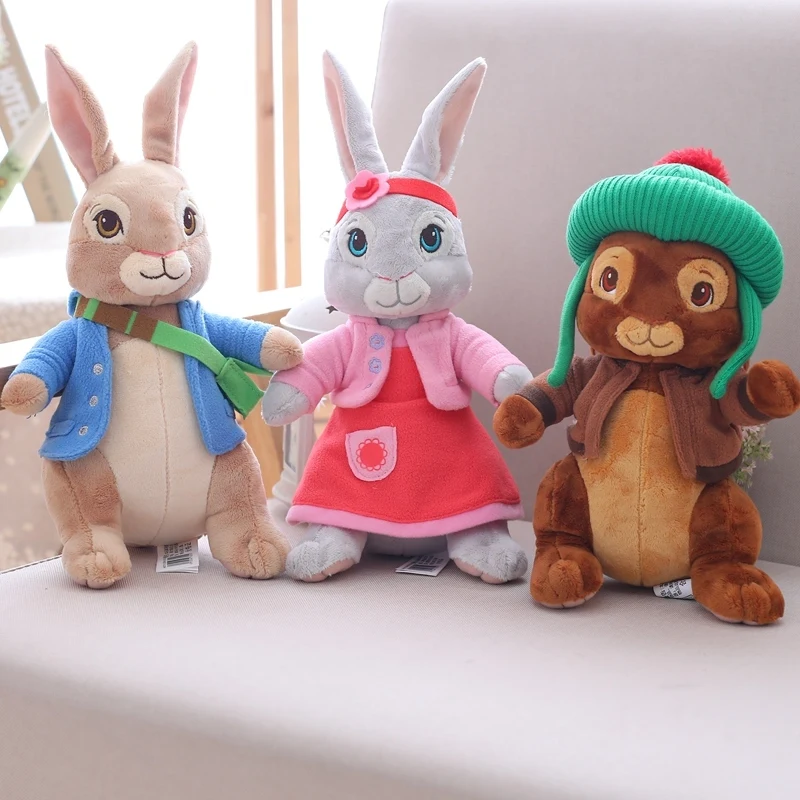 

Wholesale Drop Shipping 25/ 45 Cm Peter Rabbit Lily Benjamin Stuffed Plush Toys For Children & Fans Gift