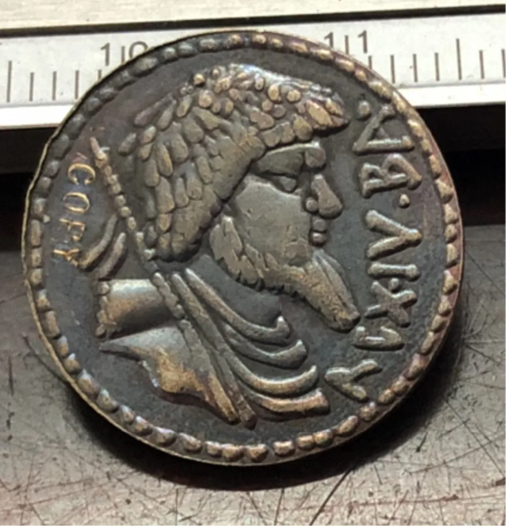 

60BC-46BC Years Numidia Denarius-Juba I Copy Coin