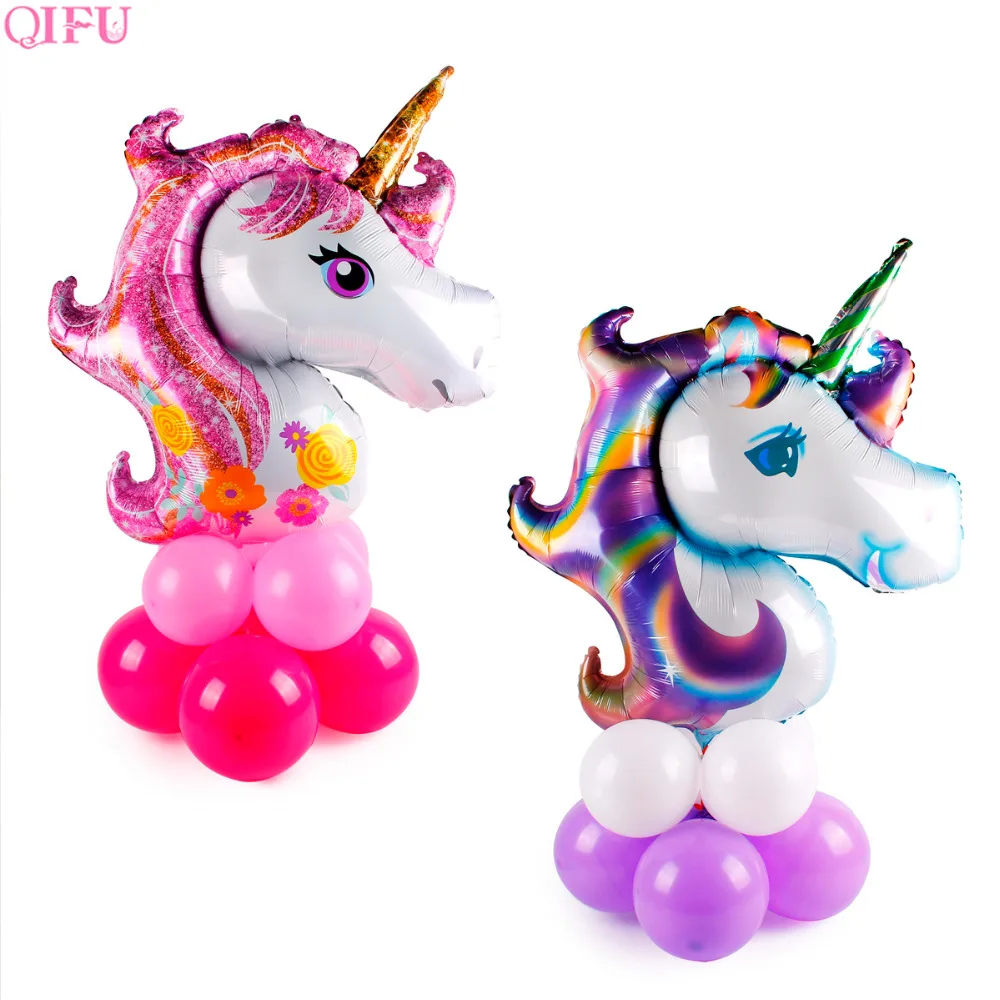 QIFU Unicorn Party Decor Birthday Unicorn Theme Foil Balloons Paper Hat Napkins Plate Table Cloth Kids Happy Birthday Gifts QIFU Unicorn Party Decor Birthday Unicorn Theme Foil Balloons Paper Hat Napkins Plate Table Cloth Kids Happy Birthday Gifts