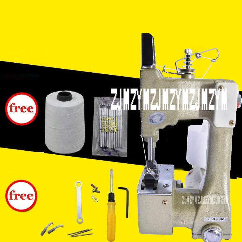 GK9-8 Portable Manual sewing machinesHand Packet machineelectrical portable sewing machine.rice bag