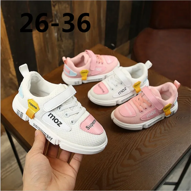 

Girls sports shoes outdoor soft bottom breathable comfort 2019 spring and autumn new children's casual big children's shoes