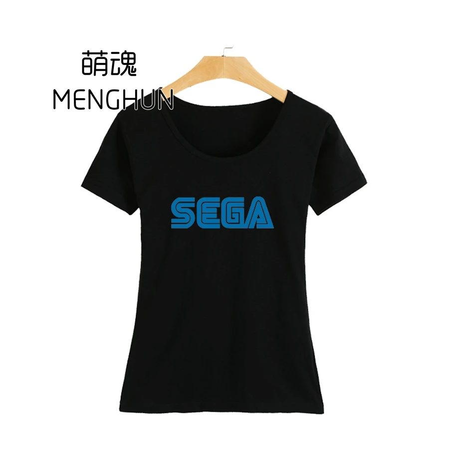 Футболки для фанатов игр крутые мужские геймерские футболки SEGA футболка с персонажем Sans Одежда Мужские футболки подарок для фанатов игр SEGA футболки - Цвет: LADY4