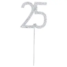 Топпер для торта на 25-летие/день рождения