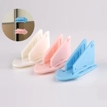 5 шт. замок безопасности ребенка для раздвижных дверей и окон замки детская защита шкаф двери шкаф анти-щепки крылья защитный замок для детей