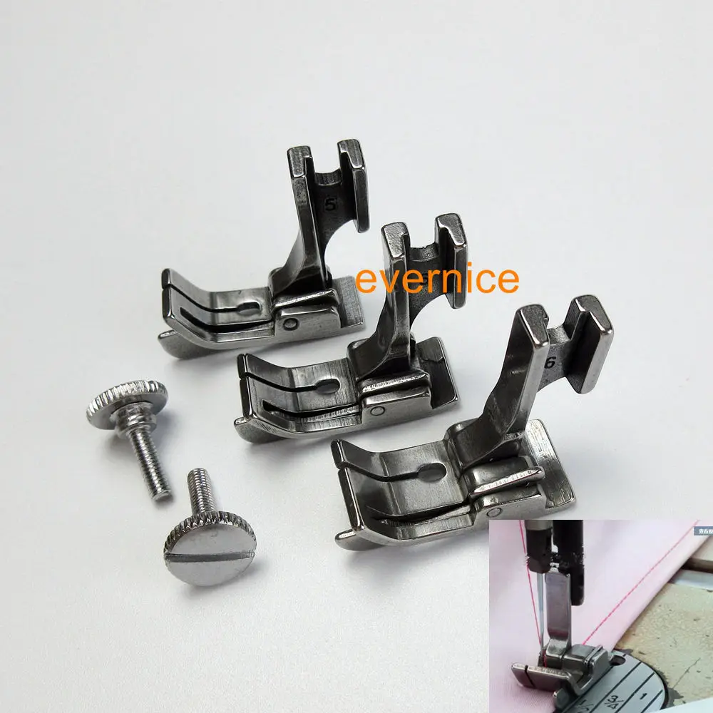 3 Sets Presser Foot With Right Guide Sp 18 Sp18 For Industrial Sewing