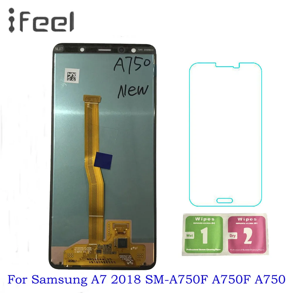 

6.0''For Samsung Galaxy A7 2018 SM-A750F A750F A750 LCD Display Touch Screen Digitizer Assembly Replace 100% Tested Lcd