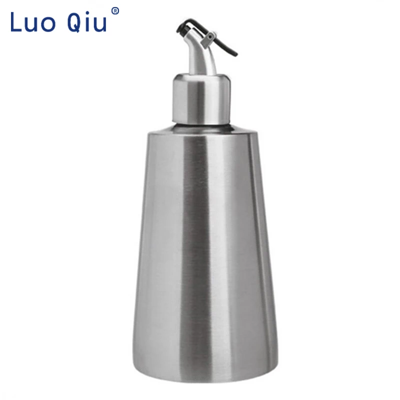 Stainless Steel Oiler Oil Spray Bottle Fuel Injector Sprayer Pot Gravy