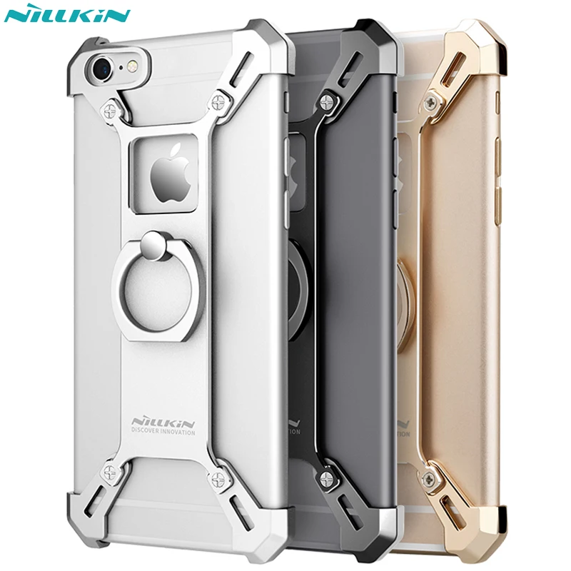 bilder für Fall Für iphone 6 6 s 6 Plus 6 s Plus Capa Handliche Telefon Standplatz-abdeckung Nillkin Barde Metallgehäuse mit Ring Form Halter für iPhone 6 bilder für Fall Für iphone 6 6 s 6 Plus 6 s Plus Capa Handliche Telefon Standplatz-abdeckung Nillkin Barde Metallgehäuse mit Ring Form Halter für iPhone 6
