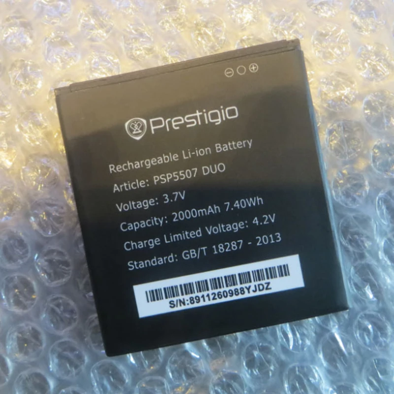 1 шт. батарея телефона высокой емкости для Prestigio MultiPhone PSP5507 DUO 5507 аккумуляторная