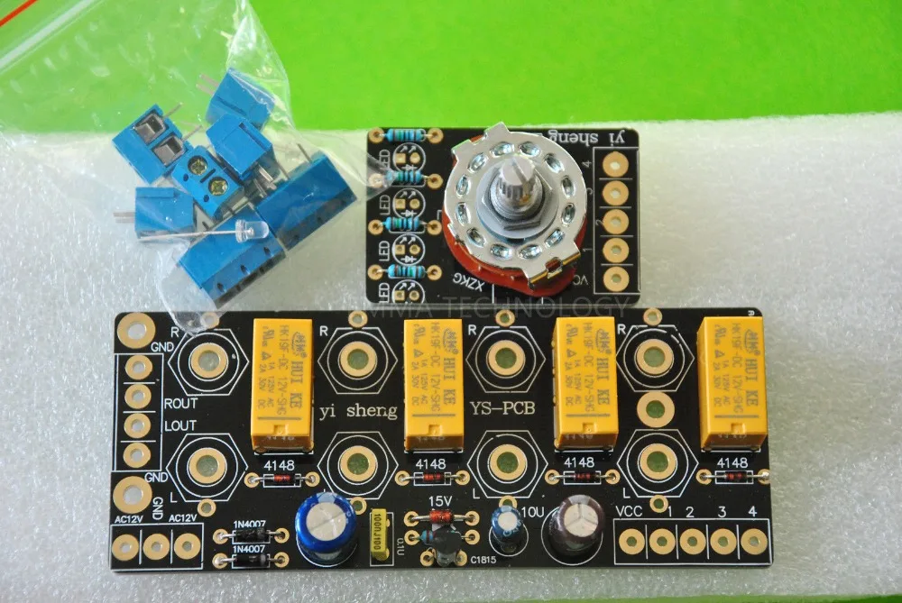 Audio signal Selector Relay Board Signal amplifier switching boardin