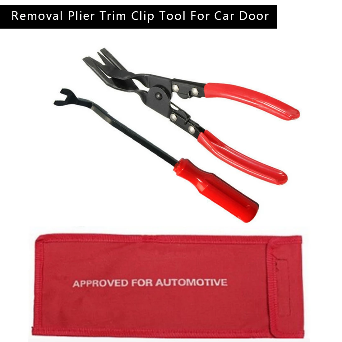 2pcs/set Multifunction Tool for Auto Car Repair Clamp Screwdriver 6inch Car Clip Removal Plier Door Panel Trim Fastener Tools 2pcs/set Multifunction Tool for Auto Car Repair Clamp Screwdriver 6inch Car Clip Removal Plier Door Panel Trim Fastener Tools