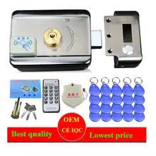 20 шт. бирки DC12V двери и ворота система контроля доступа электронный интегрированный RFID дверной обод замок дистанционного управления доступом электронный замок