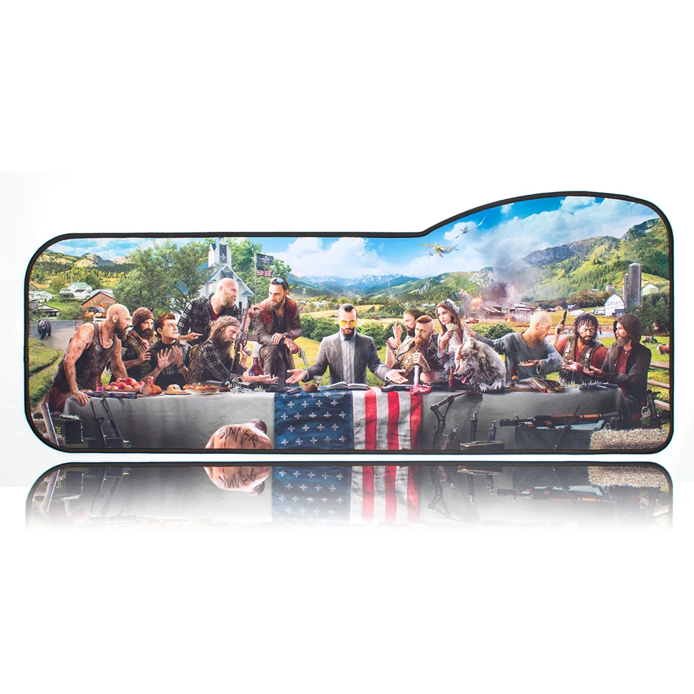 

Large Gaming Mouse Pad Skid-proof & Stitched edges Large keyboard Mice Desk Mat for Office Work PC gaming Far Cry 5