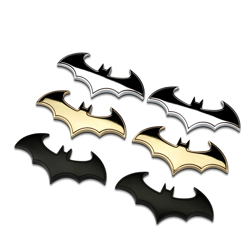 BAT decoration car emblem,fashion car tail body modified 3D metal car