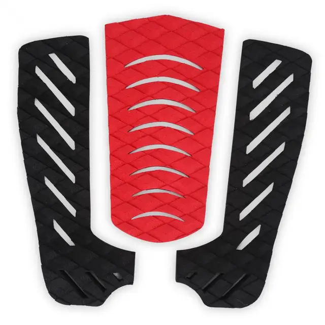 1 Set EVA Anti-Slip Surfboard Traction Tail Pads Surfing Surf Deck Grips Outdoor Safety Water Sports Accessory