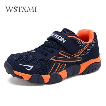 

Summer Children Running Shoes Boys Sneakers for Mesh Breathable Kids Sports Shoes Shock Absorption Soft Rubber Sole School Shoes