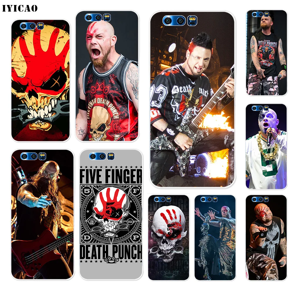 

IYICAO Five Finger Death Punch FFDP Soft Silicone Case for Huawei Y9 Y7 Y6 Prime 2018 Honor 8C 8X 8 9 10 Lite 7X 7C 6A 7A Pro