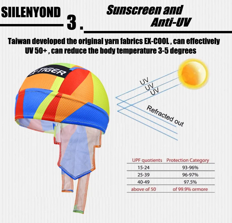 X-TIGER, анти-УФ, впитывающий пот, велосипедный шарф, для спорта на открытом воздухе, для горного велосипеда, бандана, шапка для велоспорта, головной убор для велосипеда