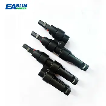

EASUN POWER Connector 1 pair 2T Branch Connectors M/FM Solar Panel Cable Coupler Combiner Panel Cable Connectors